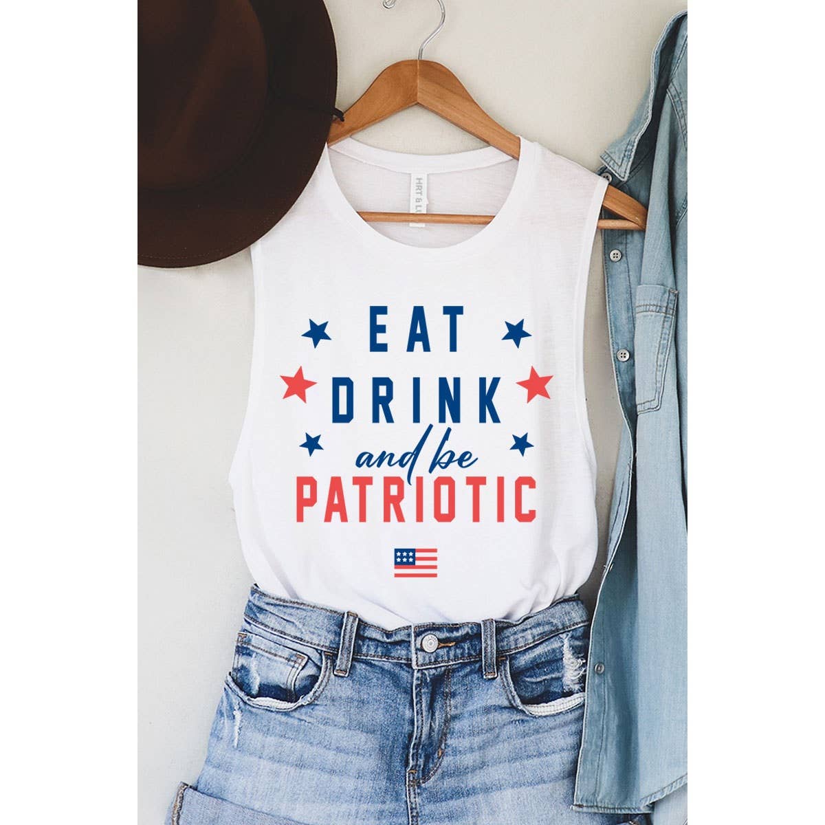 EAT DRINK TANK TOP