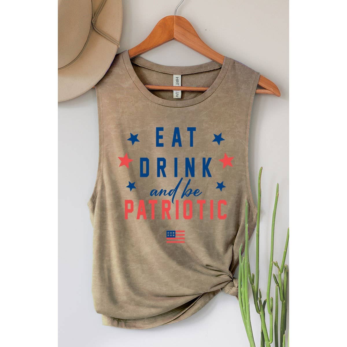 EAT DRINK TANK TOP